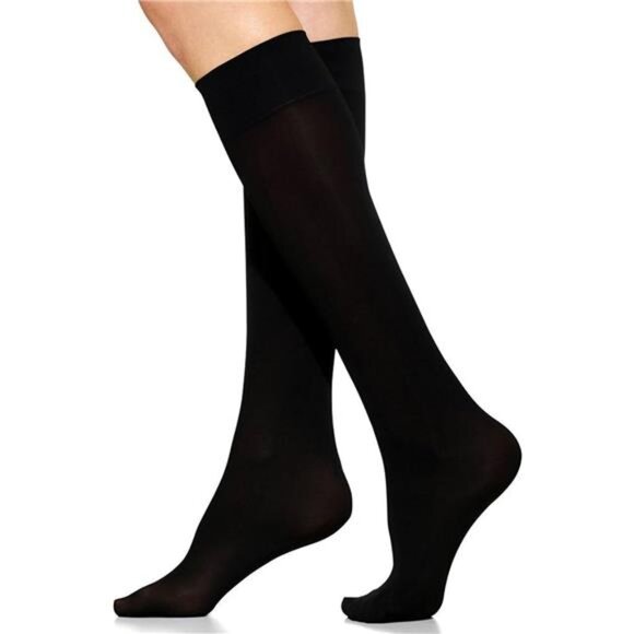 Queen Size Trouser Socks for Women, 6 Pairs Plus Stretchy Opaque - Picture 3 of 6